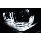 BMW F30/F31 10.11 - 05.15 черная U-LED BAR HID