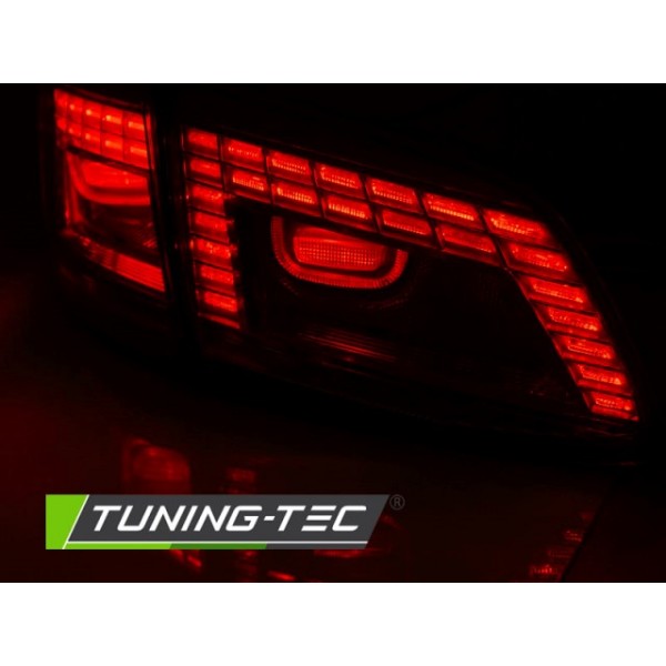 Оптика альтернативная задняя LED Volkswagen Passat B7 универсал (2010-2014) красно-белая