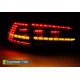Оптика альтернативная LED SEQ Volkwagen Golf 7 (2012-…) красно-тонированная