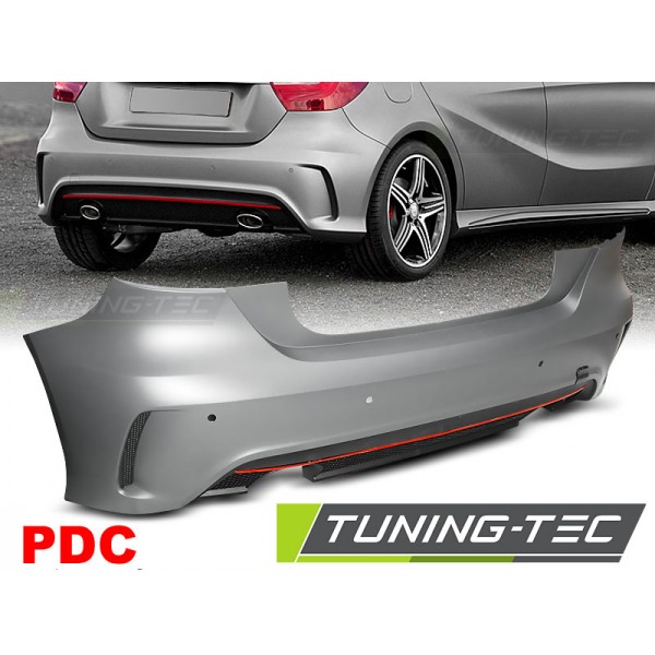 Бампер задний Tuning-Tec AMG STYLE Mercedes W176 A-klasse (2012-2015) под парктроники