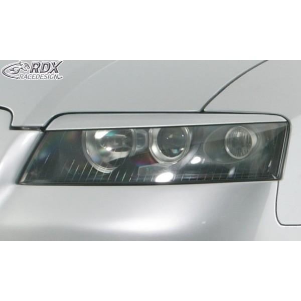 Реснички накладки на фары RDX Audi A4 B6 8H cabrio (2001-2004)