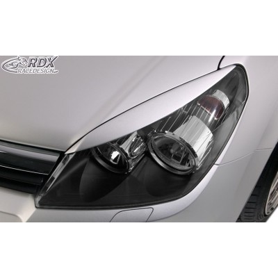 Реснички накладки на фары RDX Opel Astra H 3D/5D (2004-2010)