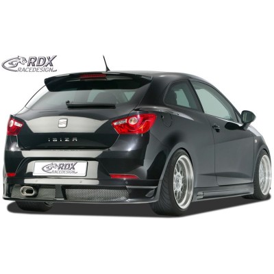 Юбка накладка RDX заднего бампера  SEAT Ibiza 6J SC 2/3D (2008-2012)
