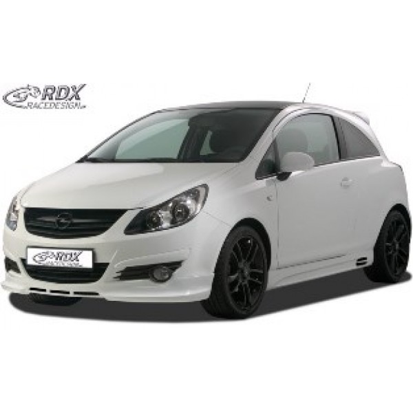 Юбка спойлер переднего бампера RDX OPEL Corsa D (2006-2011)