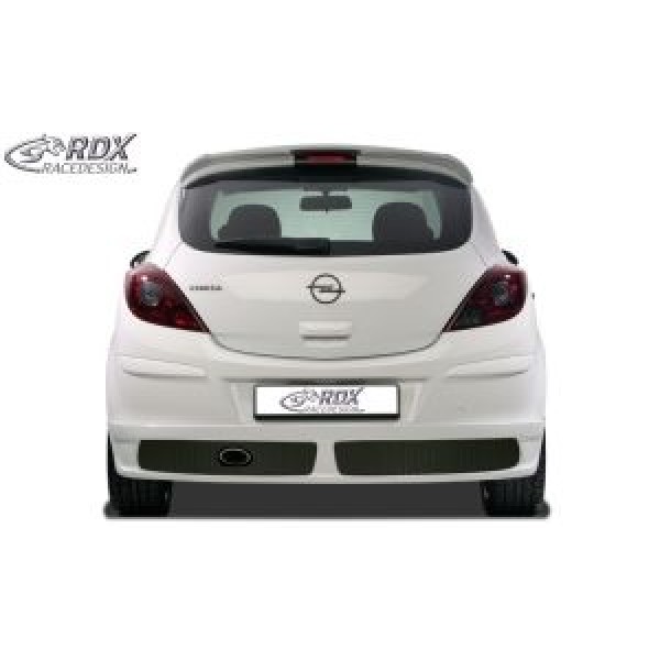 Юбка накладка RDX заднего бампера Opel Corsa D (2006-2015)