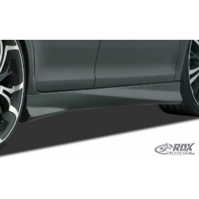 Накладки на пороги RDX Turbo Opel Corsa D (2006-2015)