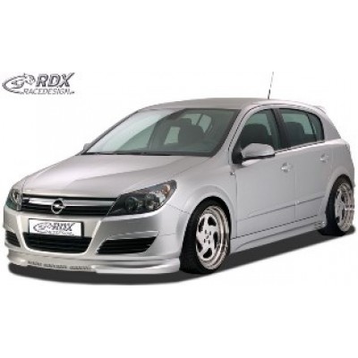 Юбка спойлер переднего бампера RDX OPEL Astra H 4/5D (2004-2010)