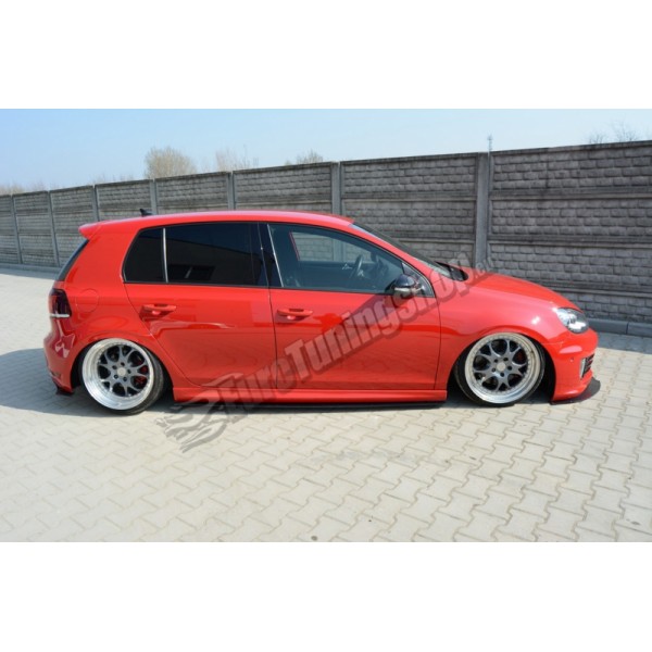 Накладки на пороги Volkswagen Golf VI GTI 35TH / R20  (2008-2012)