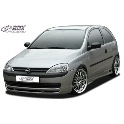 Юбка спойлер переднего бампера RDX OPEL Corsa C (2000-2002)