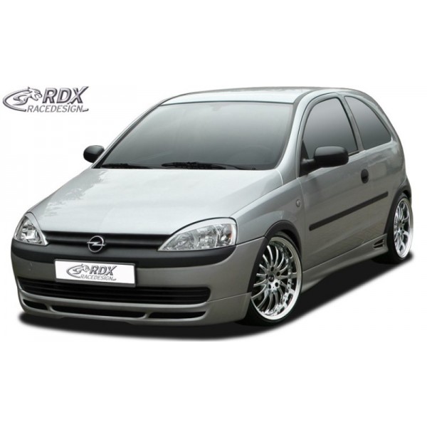 Юбка спойлер переднего бампера RDX OPEL Corsa C (2000-2002)