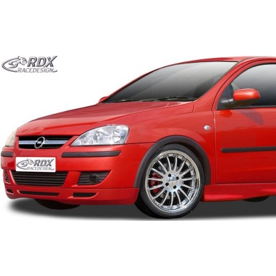 Юбка спойлер переднего бампера RDX OPEL Corsa C (2002-2006)
