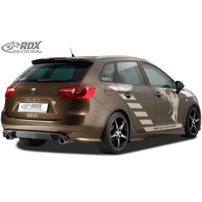 Юбка накладка RDX заднего бампера  SEAT Ibiza 6J ST (2008-2017)
