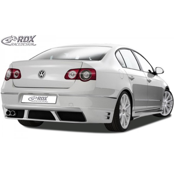 Юбка накладка RDX заднего бампера Volkswagen Passat B6 (2005-2011)