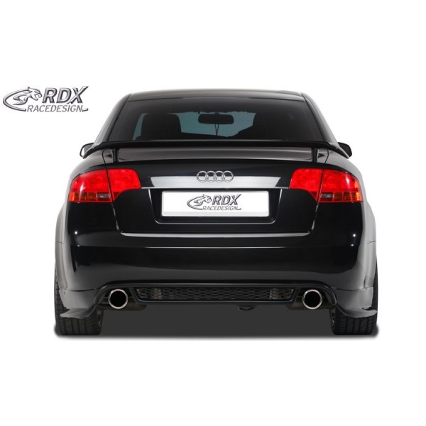 Юбка накладка (центральная) RDX заднего бампера RS4 Look Audi A4 B7 (2005-2009)