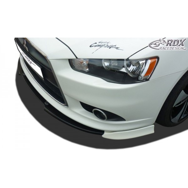 Юбка спойлер переднего бампера RDX Mitsubishi Lancer X (2007-2015)