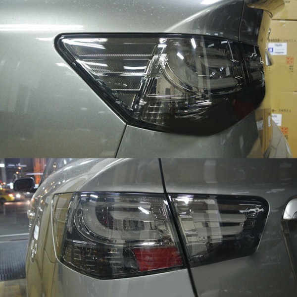 Оптика альтернативная задняя BMW F-Style KIA Cerato/Forte (2009-2013) тонированная