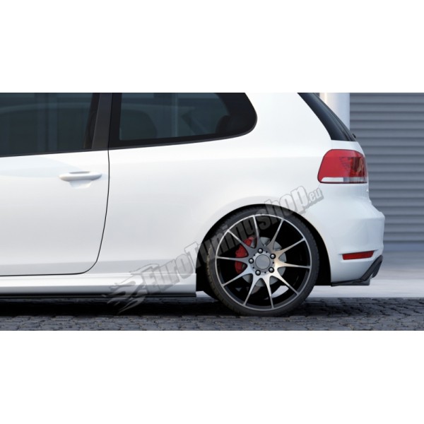 Сплиттеры Maxton заднего бампера Volkswagen Golf VI GTI (2008-2012)