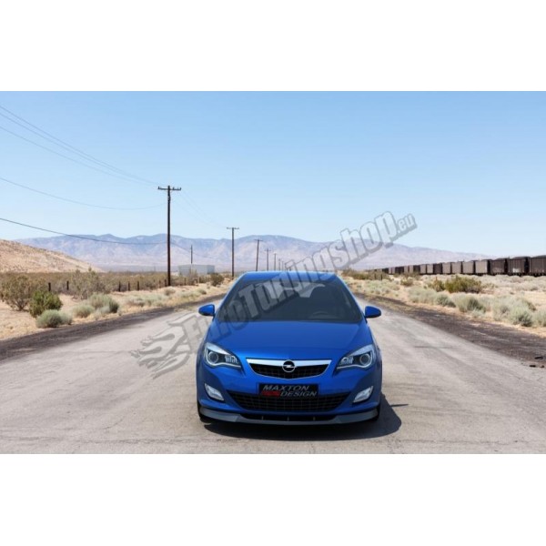 Сплиттер переднего бампера Opel Astra J (2009-2012)