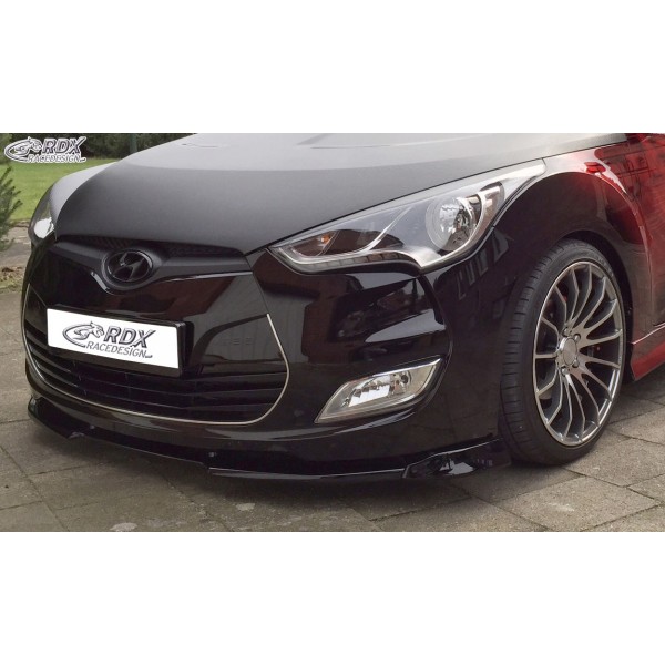 Юбка спойлер переднего бампера RDX Hyundai Veloster (2012-2015)