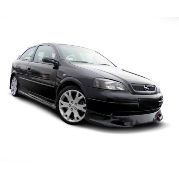Юбка спойлер переднего бампера Opel Astra G (1998-2004)