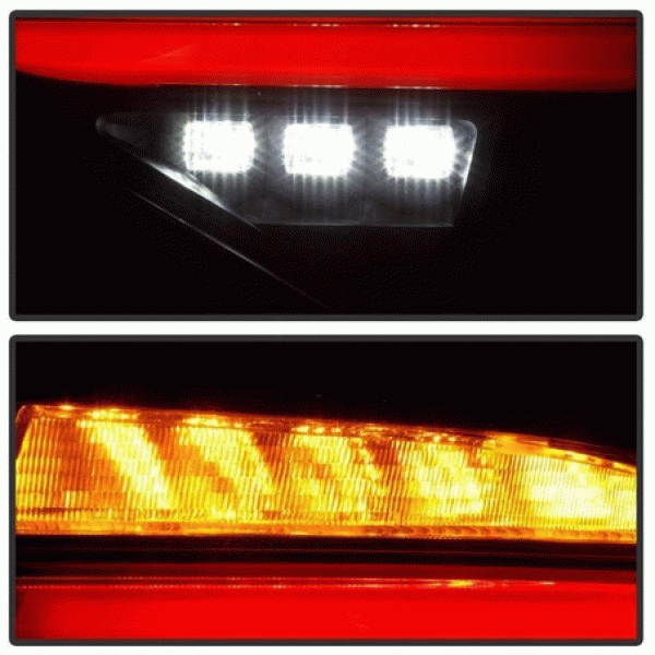 Фонари светодиодные тюнинг Subaru Impreza III 5D (2008-2014) тонированные