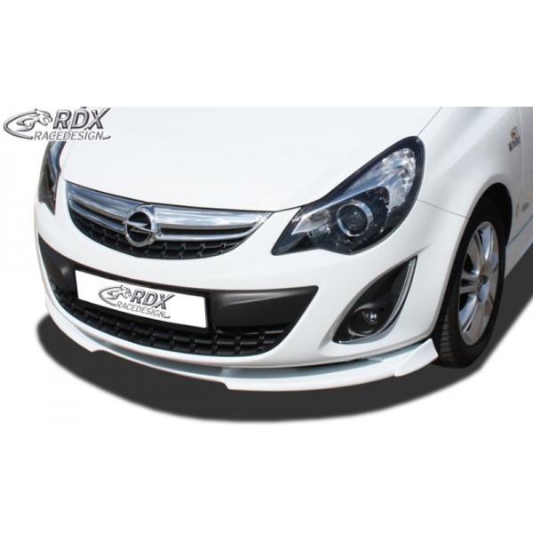 Юбка спойлер переднего бампера RDX Opel Corsa D (2010-2015)