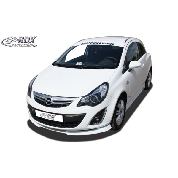 Юбка спойлер переднего бампера RDX Opel Corsa D (2010-2015)