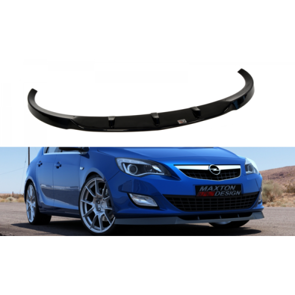 Сплиттер переднего бампера Opel Astra J (2009-2012)
