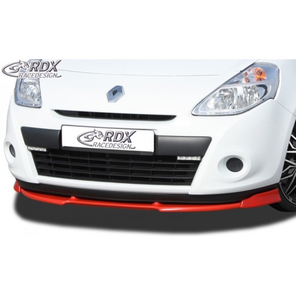 Юбка спойлер переднего бампера RDX Renault Clio III phase 2 (2009-2012)