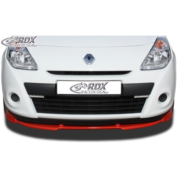 Юбка спойлер переднего бампера RDX Renault Clio III phase 2 (2009-2012)