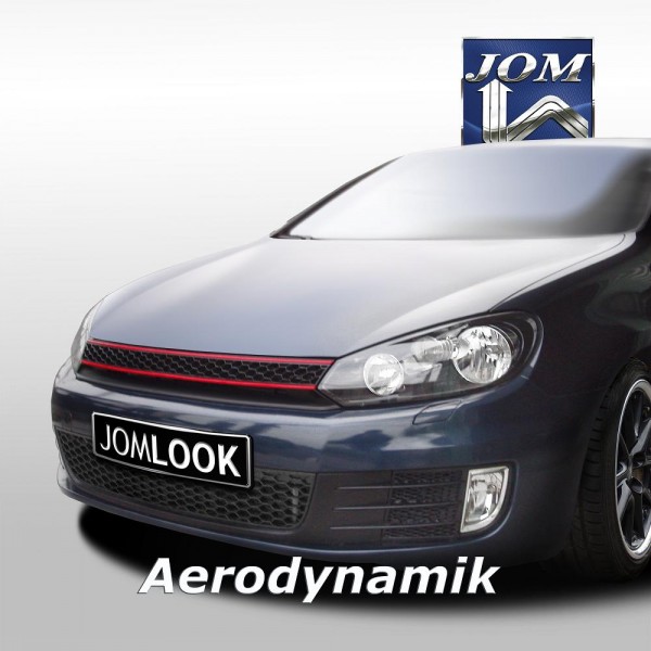 Бампер передний JOM GTI тюнинг Volkswagen Golf VI (2008-...) с ПТФ