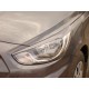 Ресницы накладки на фары Hyundai Solaris (2010-...)