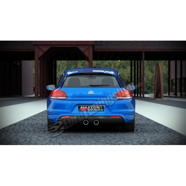 Юбка заднего бампера Maxton Design Volkswagen Scirocco III R (2008-...)