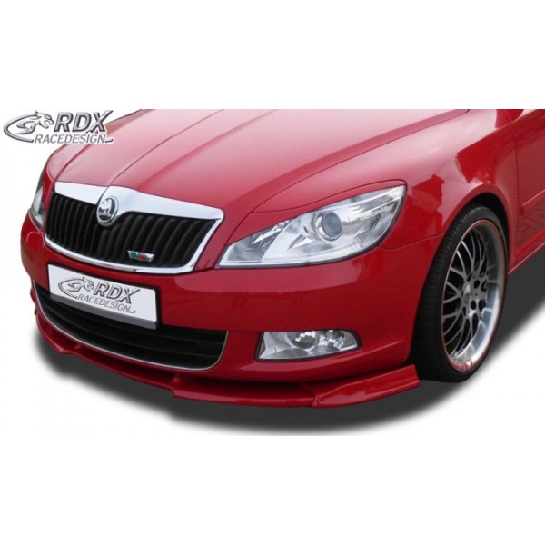 Юбка спойлер переднего бампера RDX Skoda Octavia II FL A5 (2008-2012)