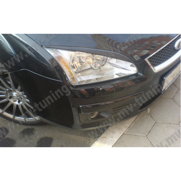 Реснички на фары var№1 узкие Ford Focus 2 (2004-2008)