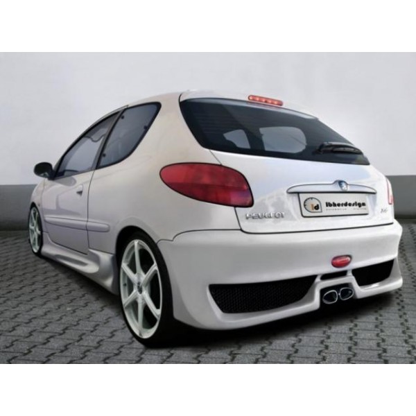 Комплект аэродинамического обвеса IbherDesign MAX STYLE для Peugeot 206 3D (1998-2010)