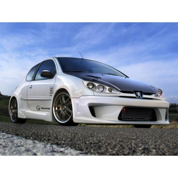 Комплект аэродинамического обвеса IbherDesign X ODOS WIDE для Peugeot 206 3D (1998-2010)
