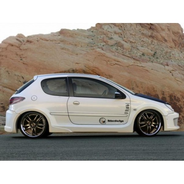 Комплект аэродинамического обвеса IbherDesign X ODOS WIDE для Peugeot 206 3D (1998-2010)