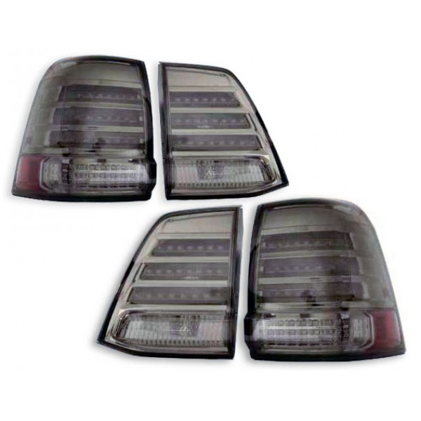 Оптика альтернативная тюнинг задняя LED Toyota Land Cruiser 200 (2007-...) тонированная