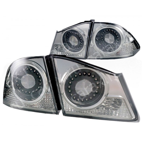 Оптика альтернативная тюнинг задняя LED Honda Civic VIII 4D (2006-2012) дымчатые
