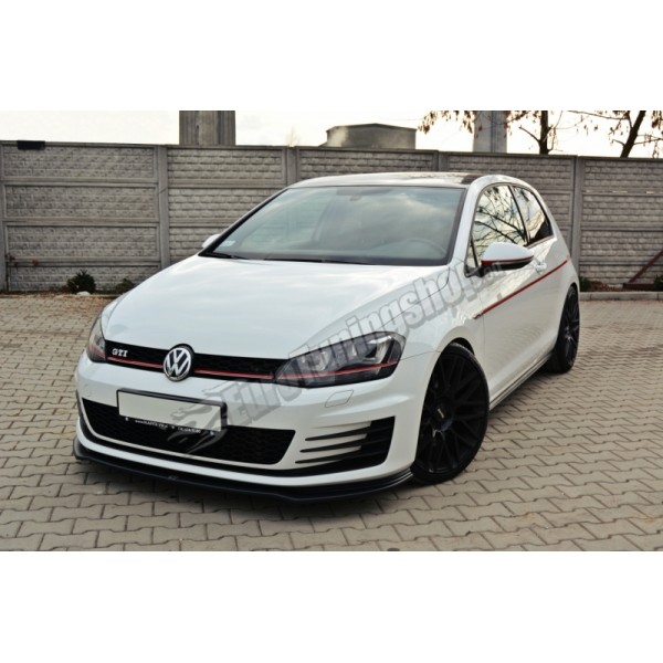 Сплиттер переднего бампера Volkswagen Golf VII GTI (2012-...)