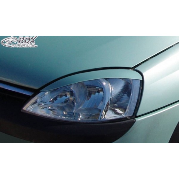 Реснички накладки на фары RDX OPEL Opel Corsa C (2000-2006)