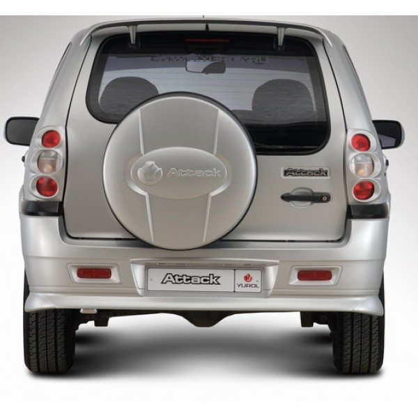 Накладки на задний бампер тюнинг Chevrolet Niva Attack (2002-...)