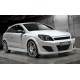 Накладки на пороги тюнинг Opel Astra H GTC (2005-2010)