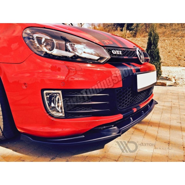 Сплиттер переднего бампера Volkswagen Golf VI GTI 35TH (2008-2012)