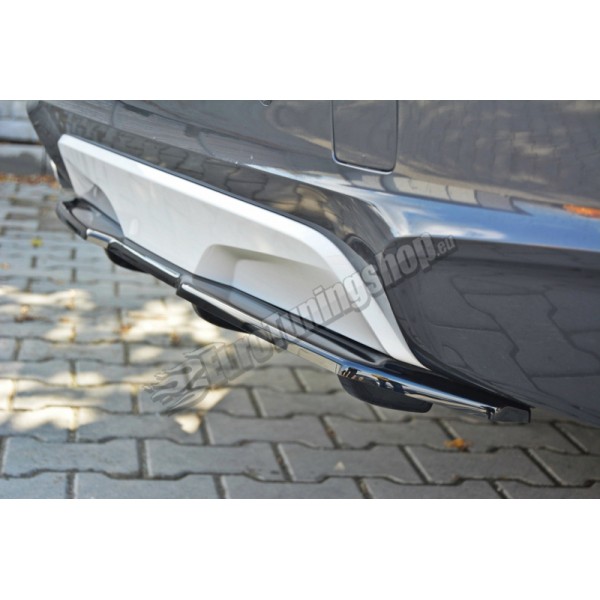 Сплиттер заднего бампера центральный BMW F26 X4 M-Packet (2014-...)