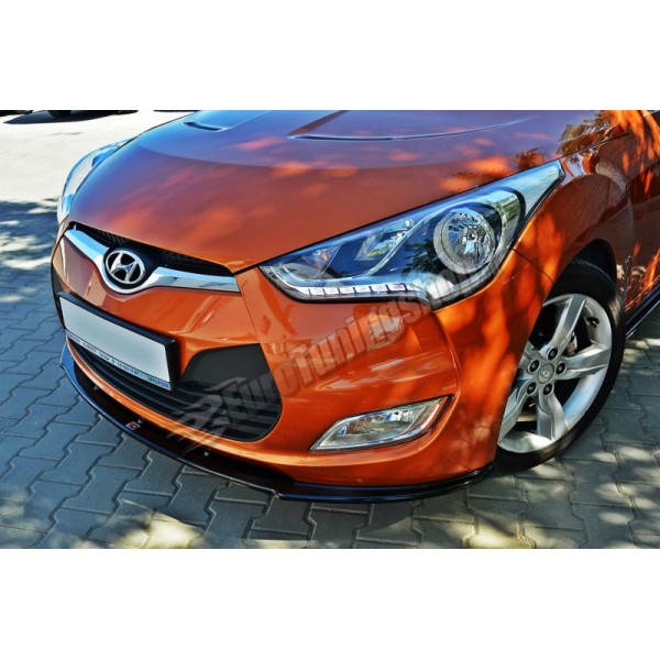 Сплиттер переднего бампера Hyundai Veloster (2012-2015)