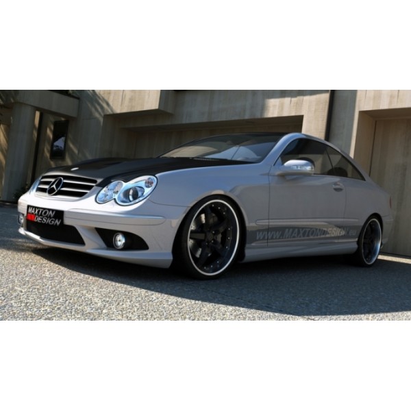 Передний бампер Maxton Design Mercedes W209 CLK-klasse (2002-2009)