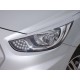 Ресницы на фары Hyundai Solaris (2010-...)
