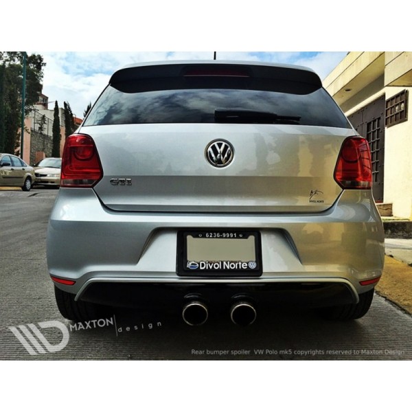 Юбка заднего бампера Maxton Design Volkswagen Polo V GTI (2009-...)